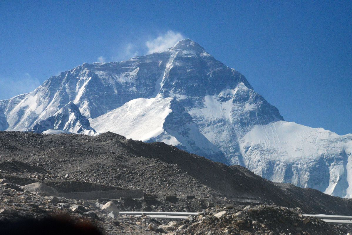 16 Mount Everest North Face Is Just Ahead From The Road To Rongbuk And Mount Everest North Face Base Camp In Tibet